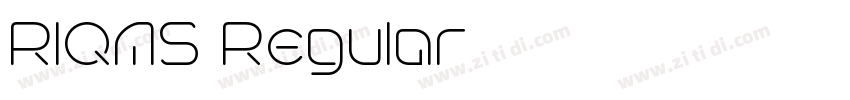 RIQAS Regular字体转换 RIQAS Regular字体转换